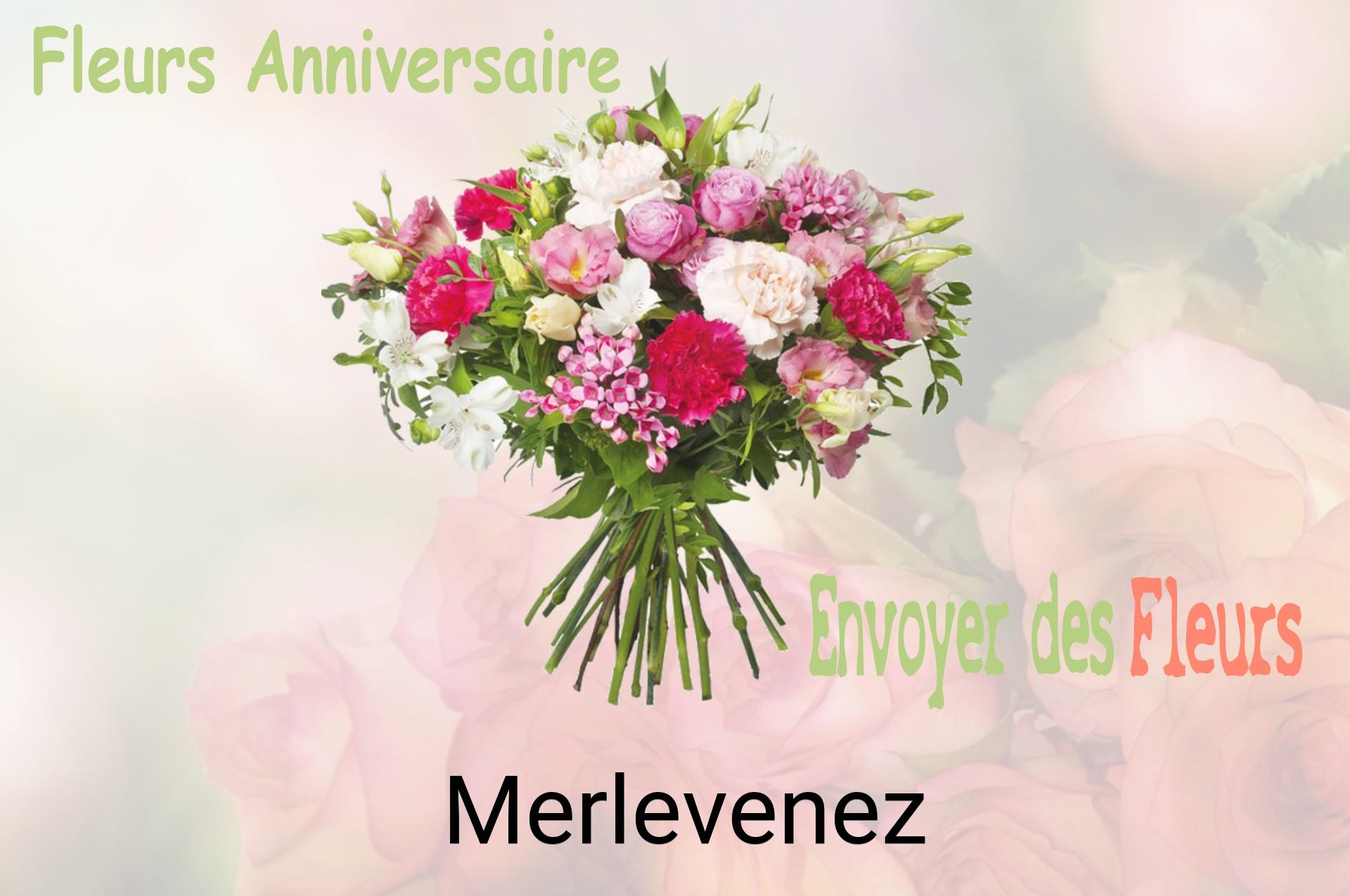 Bouquet de fleurs d’anniversaire livré à Merlevenez